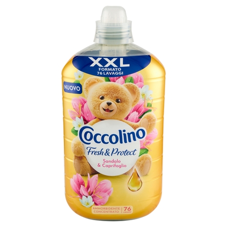 Coccolino Ammorbidente Concentrato Intense Care Sandalo & Caprifoglio 76 Lavaggi 1750 ml